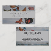 蝶と妖精の女王蝶の妖精 名刺 (正面/裏面)