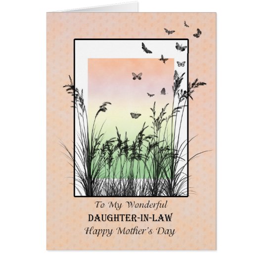 蝶と姑の母の日 (正面)