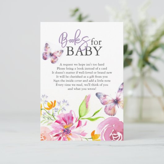 蝶と子守歌のベビー エンクロージャーカード (スタンド正面)