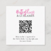 蝶と子守歌のレジストリ エンクロージャーカード (裏面)