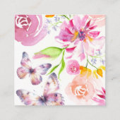 蝶と子守歌レジストリの囲いカード エンクロージャーカード (正面)