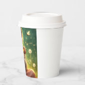 蝶と小さなドラゴンキーパー 紙コップ (左)