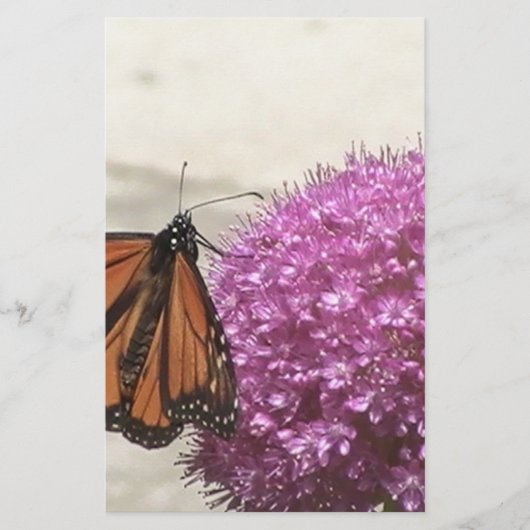 蝶と巨大なタマネギ 便箋 (正面)