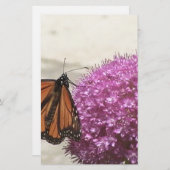 蝶と巨大なタマネギ 便箋 (正面/裏面)