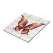 蝶と平方されるモモ タイル (側面)