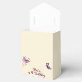 蝶と庭の誕生日パーティー フェイバーボックス (オープン)