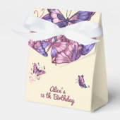 蝶と庭の誕生日パーティー フェイバーボックス (正面サイド)