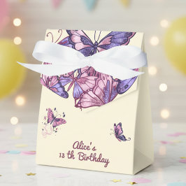 蝶と庭の誕生日パーティー フェイバーボックス