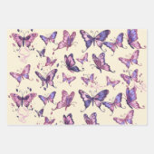 蝶と庭の誕生日パーティー ラッピングペーパーシート (正面2)