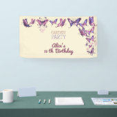 蝶と庭の誕生日パーティー 横断幕 (トレードショー)