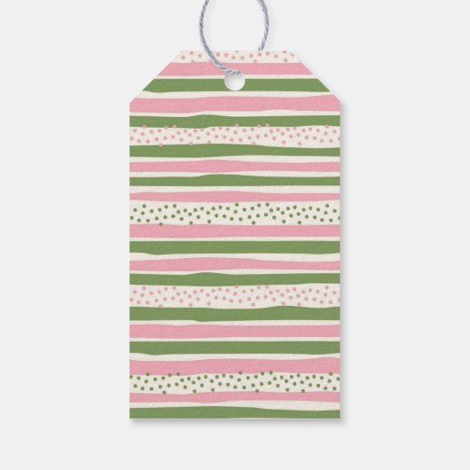 蝶と恐竜の共同兄弟ギフトタグ ギフトタグ (裏面)