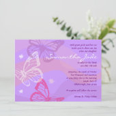 蝶と星のバットミツバ祭招待状 招待状 (スタンド正面)