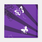 蝶と星6 マグネット (正面)