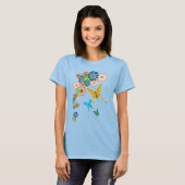 蝶と春花Tシャツ Tシャツ (正面フル)