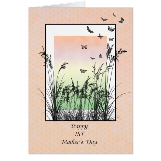 蝶と最初の母の日 (正面)