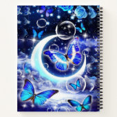 蝶と月 ノートブック (裏面)