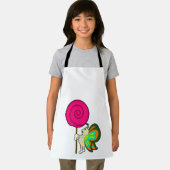 蝶と棒つきキャンデー エプロン (インサイチュ)