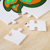 蝶と棒つきキャンデー ジグソーパズル (側面)