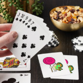 蝶と棒つきキャンデー トランプ (インサイチュ)