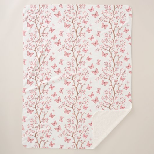 蝶と植物性シェルパブランケット シェルパブランケット (正面)