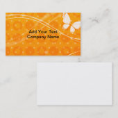 蝶と模様 名刺 (正面/裏面)