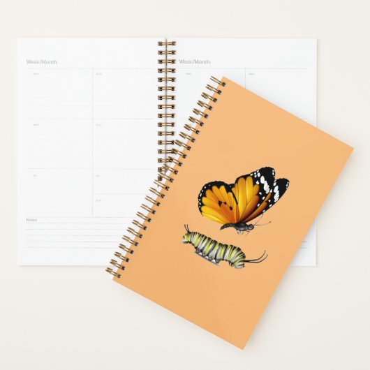 蝶と毛虫 プランナー手帳 (ディスプレー)