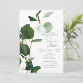 蝶と水の色の緑 招待状 (スタンド正面)