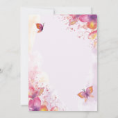 蝶と水色のキンセアニラ セーブザデート (裏面)