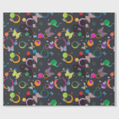 蝶と泡 ラッピングペーパー (フラット)