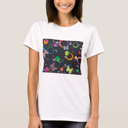 蝶と泡 Tシャツ (正面)