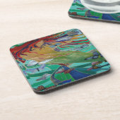 蝶と泳ぐ人魚のファンタジー コースター (左側)