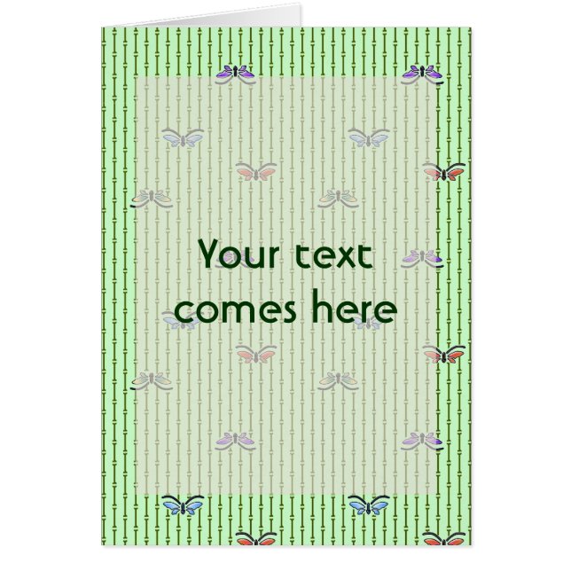 蝶と竹のカーテン (正面)