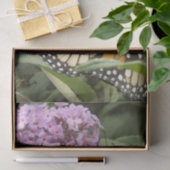 蝶と紫の花ティッシュペーパー 薄葉紙 (ギフト)