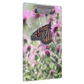 蝶と紫の草花 クリップボード (右)