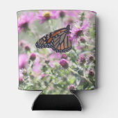 蝶と紫の草花 缶クーラー (裏面)