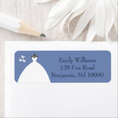 蝶と結婚ガウン ラベル (インサイチュ)