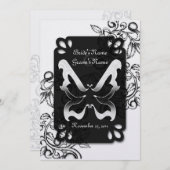 蝶と繁栄 招待状 (正面/裏面)