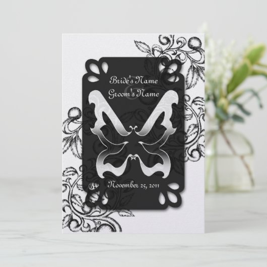 蝶と繁栄 招待状 (スタンド正面)