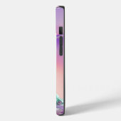 蝶と色数々のの渦巻き背景 Case-Mate iPhoneケース (裏面 / 左)