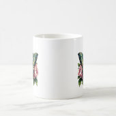 蝶と芍薬 コーヒーマグカップ (中央)