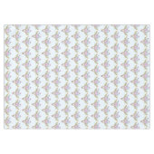 蝶と花とBoho動物スカル テーブルクロス (正面(横))