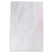 蝶と花とBoho動物スカル ミディアムペーパーバッグ (裏面)