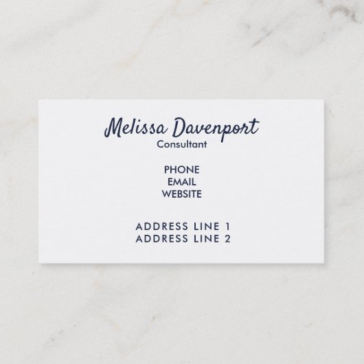 蝶と花とBoho動物スカル 名刺 (裏面)