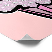 蝶と花のカップケーキ ポスター (角)