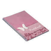 蝶と花のノート ノートブック (右側)