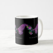 蝶と花のフローラ蝶の羽 コーヒーマグカップ (正面右)