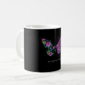 蝶と花のフローラ蝶の羽 コーヒーマグカップ (正面左)