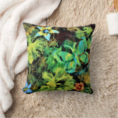 蝶と花のロディウス投げクッション クッション (ブランケット)