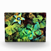 蝶と花のロディリウスのアクリルブロック フォトブロック (正面)