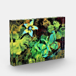 蝶と花のロディリウスのアクリルブロック フォトブロック